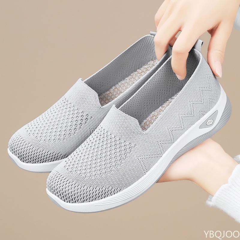 Summer Casual Soft Bottom Anti Slip Breathable One Foot Shoes for Women Shallow Mouth Comfortable Women's Sports Shoes