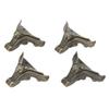 4Pcs Jewelry Box Feet Tiger Feet Shape Zinc Alloy Sturdy Rustproof Corrosion Resistant Vintage Style Jewelry Box Legs