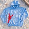 European and American Trendy Brand New Street Hoodies, INS Men's and Women's Y2K Retro Floral Digital Fashion Sweatshirt