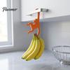 Small Object Organizer Monkey Banana Hook, 3D Printed Under Cabinet Kitchen Hanger Storage Funny Under Shelf Fruit Design Holder Hook for Bananas,