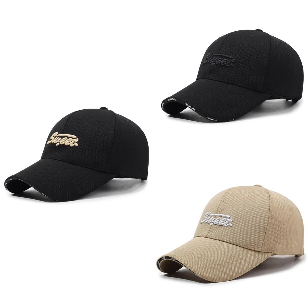 Embroidery Sweet Letter Baseball Cap Sun Protection Breathable Gift Outdoor