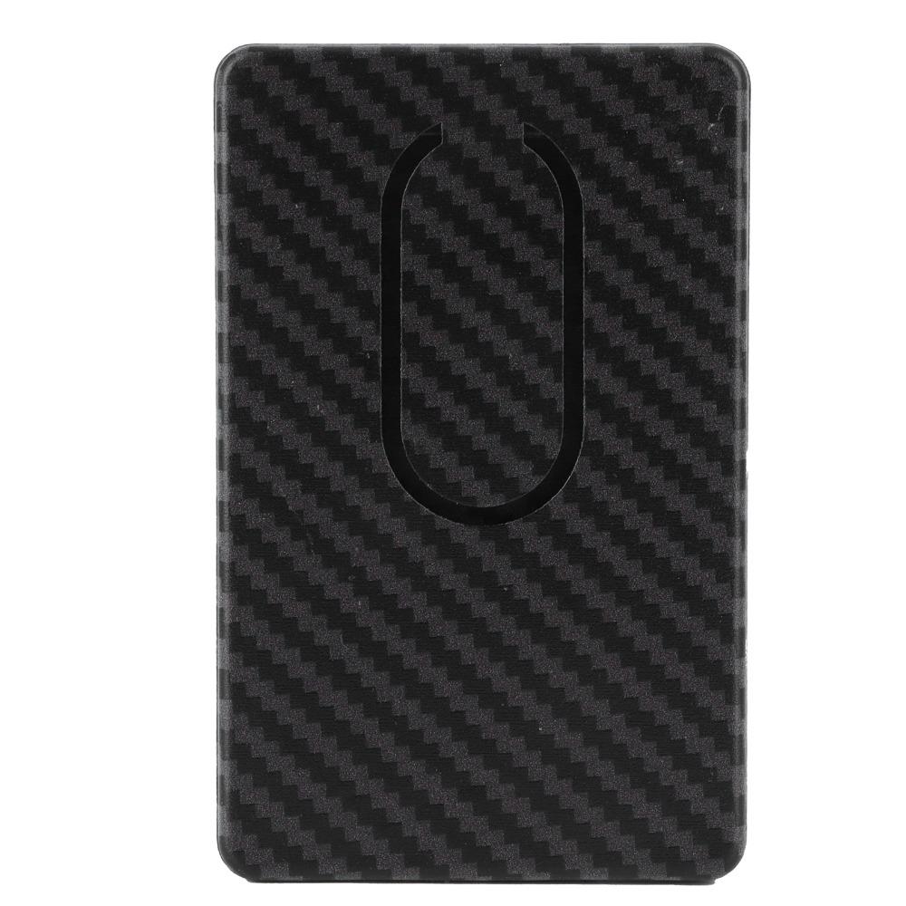 Portacarte in Fibra di Carbonio Sintetica Portafogli Minimalisti Multifunzione Organizzatore di Carte Leggero Portatile Uso Quotidiano