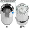LED Faucet Head Glow Water Saving Stream Light Faucet Aerator Tap Nozzle for Kitchen Bathroom 7-Color Change Automatically
