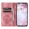 For Xiaomi Redmi Note 13 Pro+ 5G Wallet Phone Case Imprinted Flower Pattern Leather Flip Cover