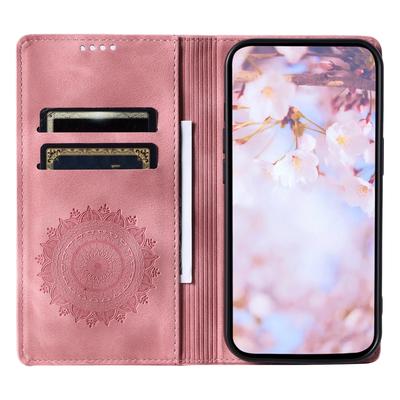 Dla Xiaomi Redmi Note 13 Pro+ 5G Portfel Etui na Telefon Wytłaczany Wzór Kwiatowy Skórzane Etui z Klapką