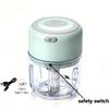 Electric Garlic Chopper, USB Charging Masher, Suitable for Garlic, Ginger, Onions, Vegetables