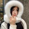 Adult Plush Earflap Hat Outdoor Windproof Ear Protect Furry Hat for Outdoor