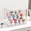 Acrylic Display Stand High Clarity Blind Box Organizer for Anime Collectibles Mini Figures Badge Holder Model Showcase Cabinet