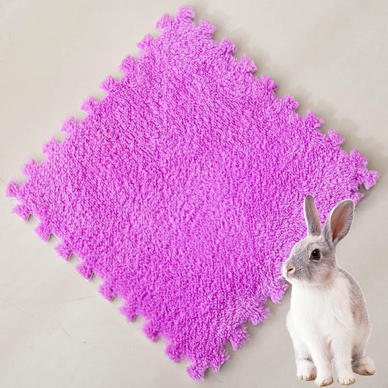 

30*30cm 1-10Pcs Pet Warming Pad EVA Foam Guinea Pig Hamster Soft Sleeping Mat Rabbit Sleeping Mat Blanket Bed Pet Accessories 1PCS фиолетовый