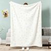 Trendy Colorful Stripes Throw Lightweight 240G Flannel Blanket Soft Skin-Friendly For Summer Cooling