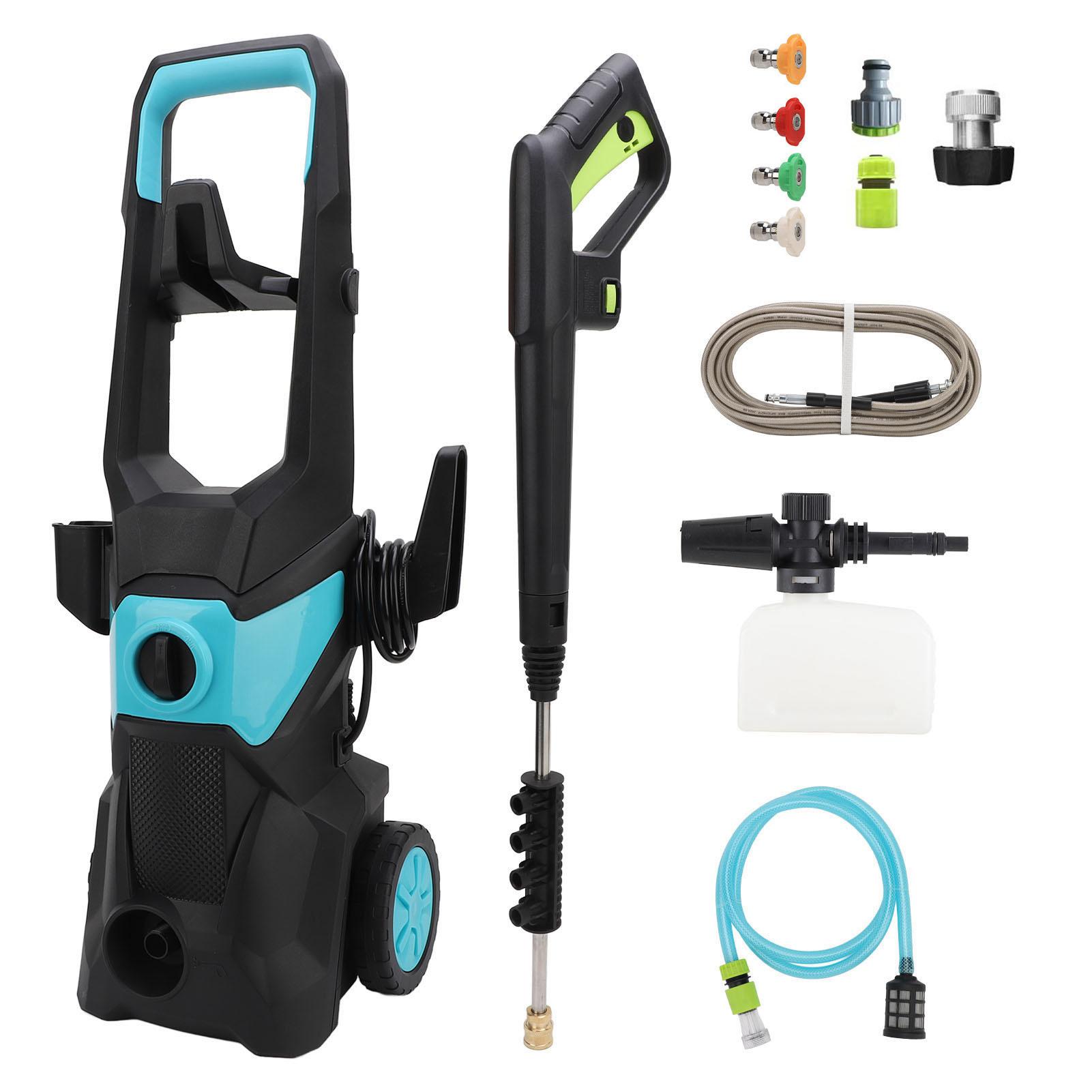 4000PSI Electric Pressure Washer 5.6L min High Power Washer with 32ft Hose 4 Nozzles Foam Head Power Washer Cleaning