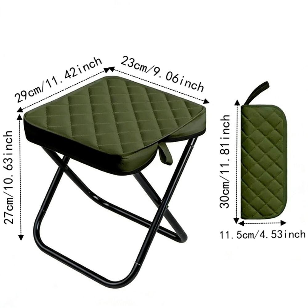 Water-proof Portable Folding Stool Strong Load-bearing Outdoor Small Stool Fishing Stool Hiking