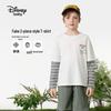 Disney Boys' Color-blocked Faux Two-piece Long Sleeve Tee