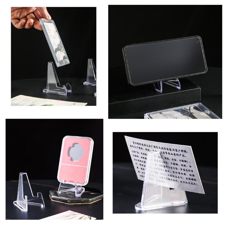 Versatile Acrylic Coin and Card Display Stands Durable Coin Stand Collection Display  Holder for Various Items