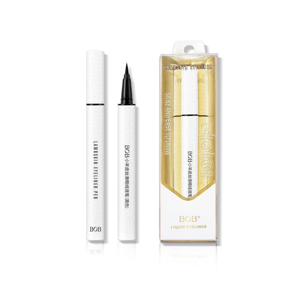 Special BOB Lambskin Silky Smooth Eyeliner Waterproof, Non-smudging and Non-makeup-off, Very Fine and Quick-drying Eyeliner Pen.