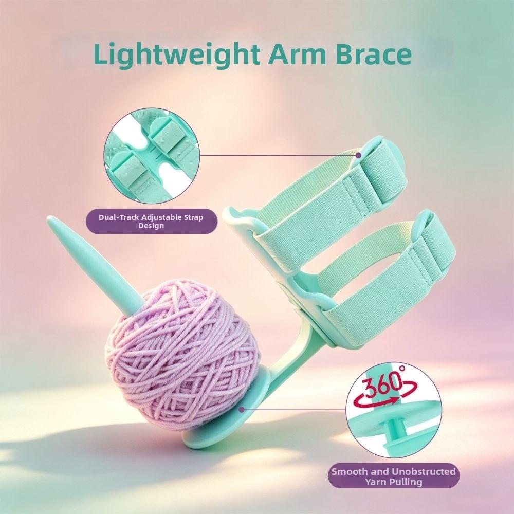 Adjustable Straps Yarn Holder Plastic Yarn Dispenser New Arm Yarn Holder