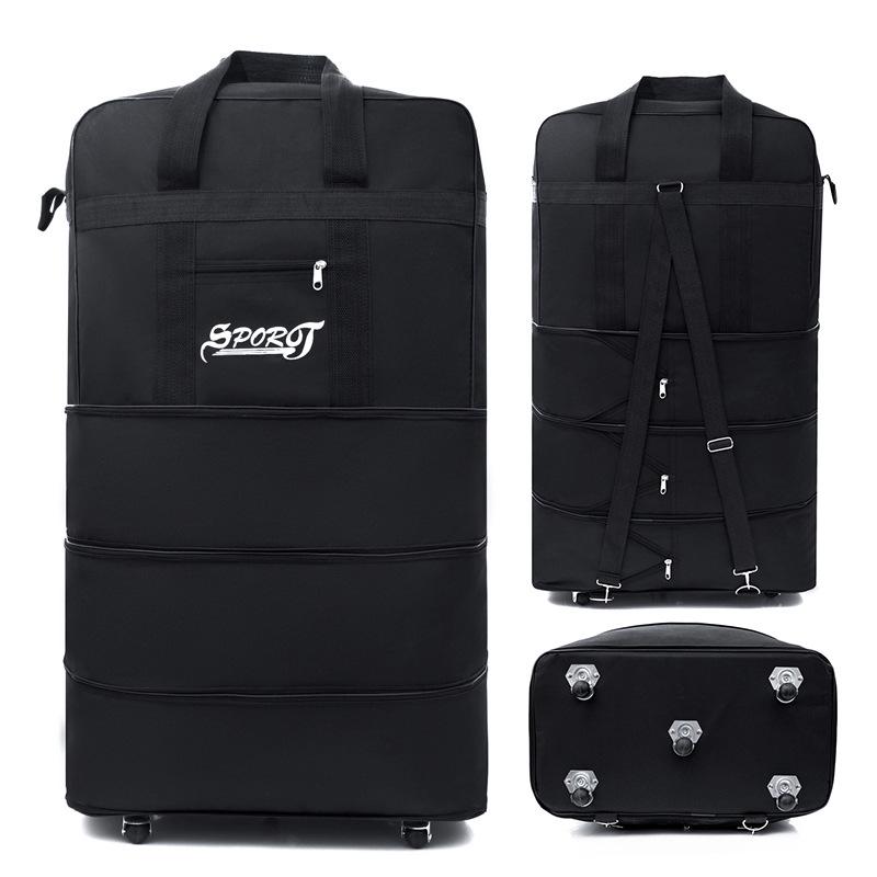 Universal Expandable Wheeled Luggage: Extra-Large Capacity Travel & Study Abroad Bag