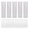5PCS Tree Grow Protector 36 Inch Vented Tree Grow Tube with Releasable Ties To Protect Trunk Cuttings From Deer