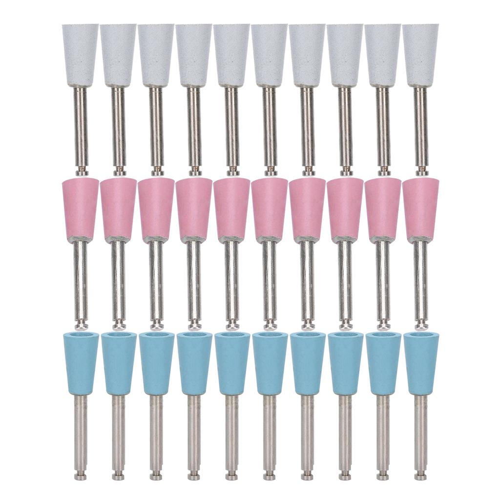 10 stk Tannpoleringsborer Lavhastighets tannslipepolerer Burs borbitssett koppform