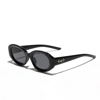 Glasses Small Face Oval Sunglasses Women'S Men'S Sunglasses Street Shooting Trend Outdoor