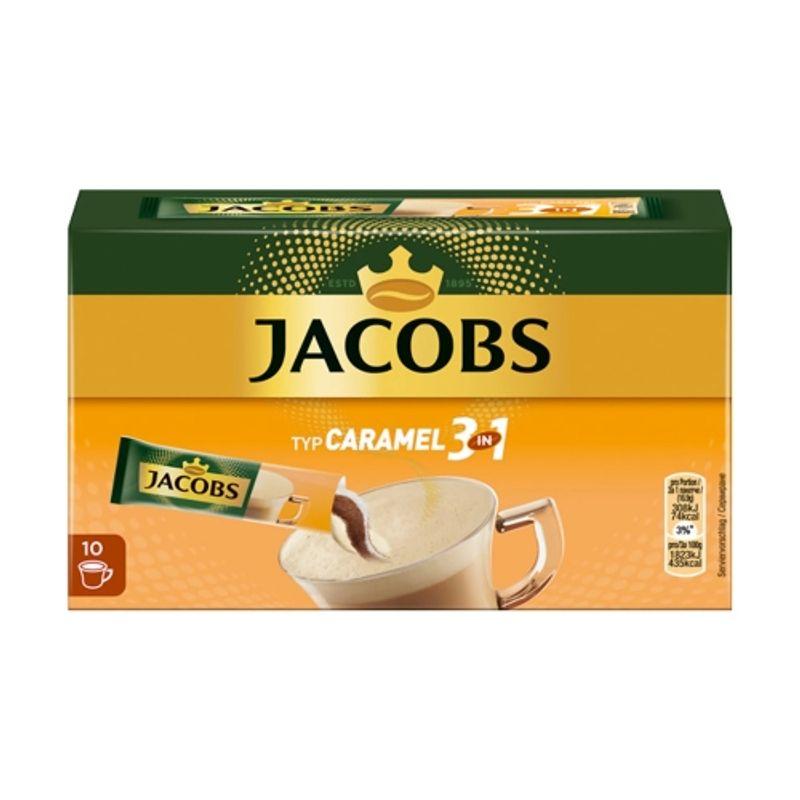 Кофе Jacobs Caramel Latte 3-в-1 в стиках (10 палочек)