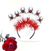 Dress Up Halloween Tiara Hair Hoop Plastic Spider Headband Halloween Goth Headband  Adults Kids