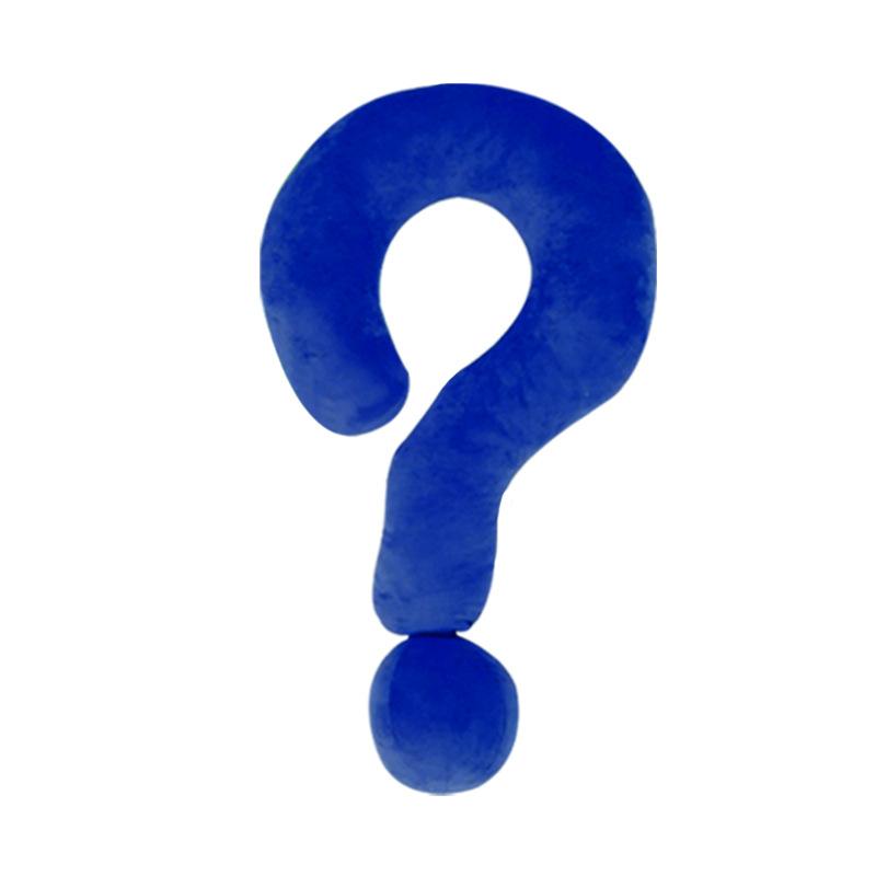 

Высококачественная плюшевая подушка-подголовник Удобная Разные цвета Декор для дома 49cm/19.29in синий