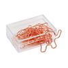 Decorative Metal Clips 10PCS Rose Gold Paper Clips, Cartoon Shape Stationery Gifts for Office Workers Bookmarks, Creative Documents Organizers
