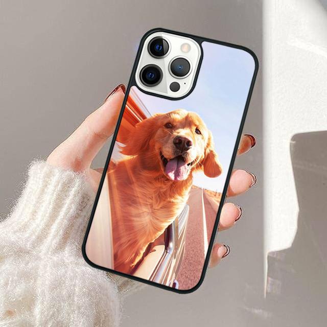 Etui na telefon z Golden Retrieverem Przyjaciel Dla iPhone 17 Air 13 12 14 15 16 Pokrowiec Dla Apple Pro Max Plus Coque