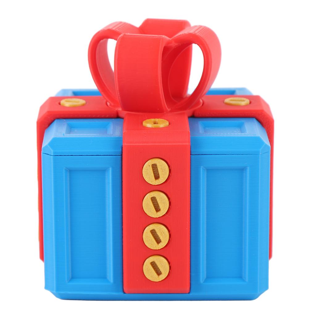 Annoying Present Box with Screws Novelty Funny 3D Printed Present Box for Storing Toys Holiday Decorations