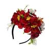 New simulation butterfly big flower headband fashion vacation Mexican party headdress