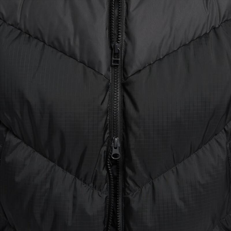 Nike Women's Winter Long Hooded Down Jacket Sports Cold-Proof Coat Puffer Jacket