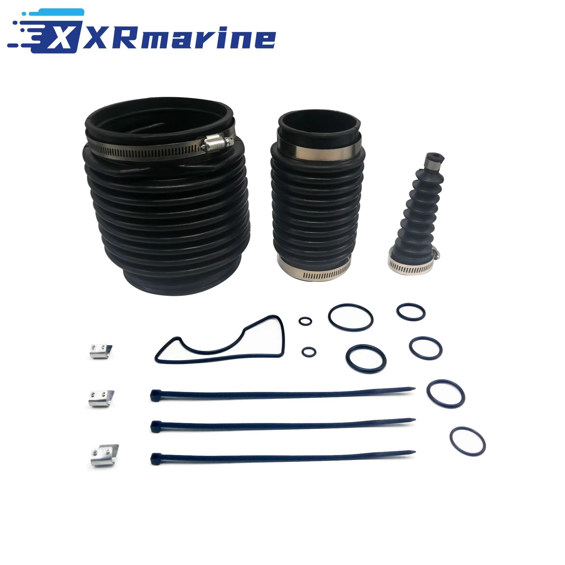 

86840A05 18654A1 74639A2 16755Q1 Transom Bellows Kit for Mercruiser Bravo Transom Replaces 74639 8M0124227 8M0062406 16755 чёрный