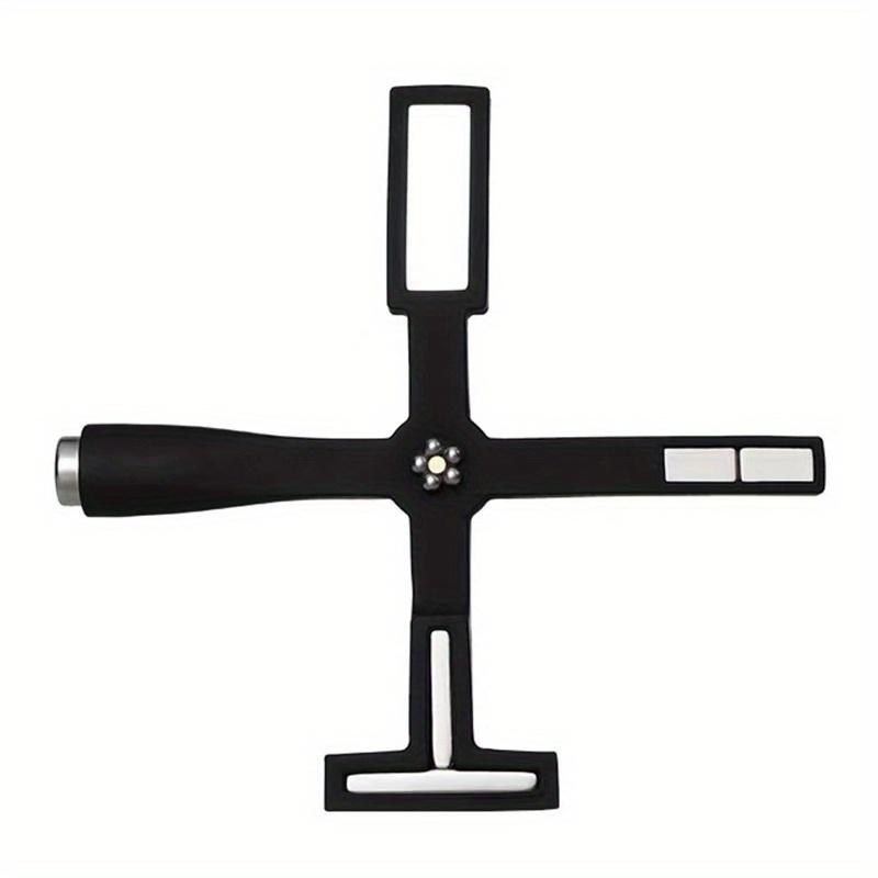 

Многофункциональная магнитная палочка 5-в-1 для нейл-арта с сильными магнитами, крестообразный дизайн для точного маникюра, инструмент с цветочными узорами и геометрическими линиями