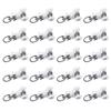 20pcs Aluminum Alloy Curtain Gliders For Ceiling Mounting And Noise Reduction In Any Room Curtain Movement