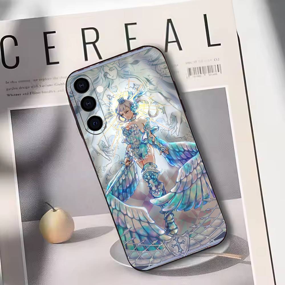 

Black Clover Noelle Silva Phone Case Black Silicone Soft For Samsung Galaxy A73,A72,A71,A70,A53,A52,A51 Samsung a52