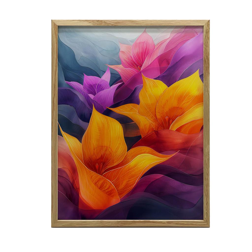 Lilie Z Krainy Marzeń Lilie Z Krainy Marzeń, 30X40 Cm, Bez Ramy, Płótno Premium Na Blejtramie