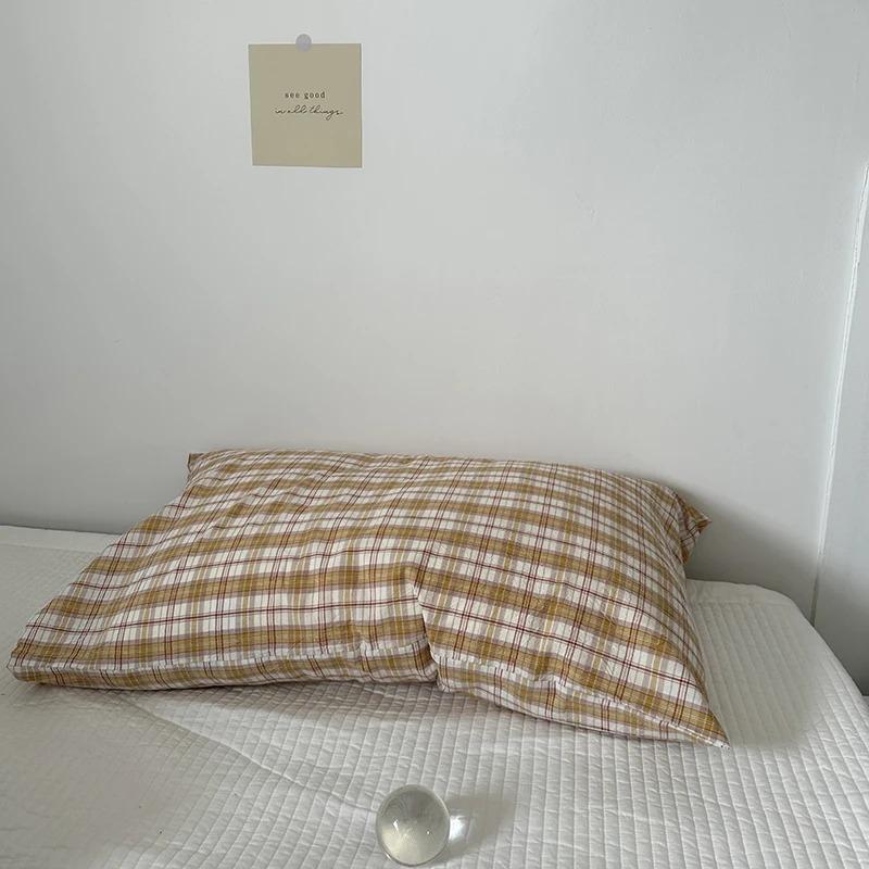 Blue Red White Classic Striped Pillowcase Pillow Cover Peach Skin Rectangular Bed Pillow Cover Modern Bedroom Bedding Decor 1 Pc