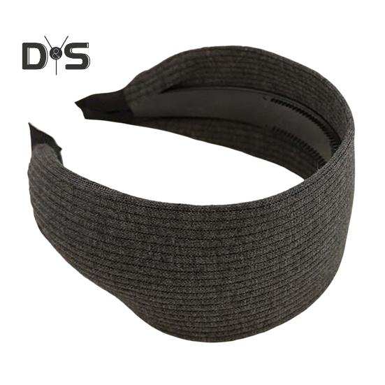 Dámská retro čelenka Elastický design Široká vlasová obruč Nastavitelný střih Lehký Pohodlný vlasový doplněk