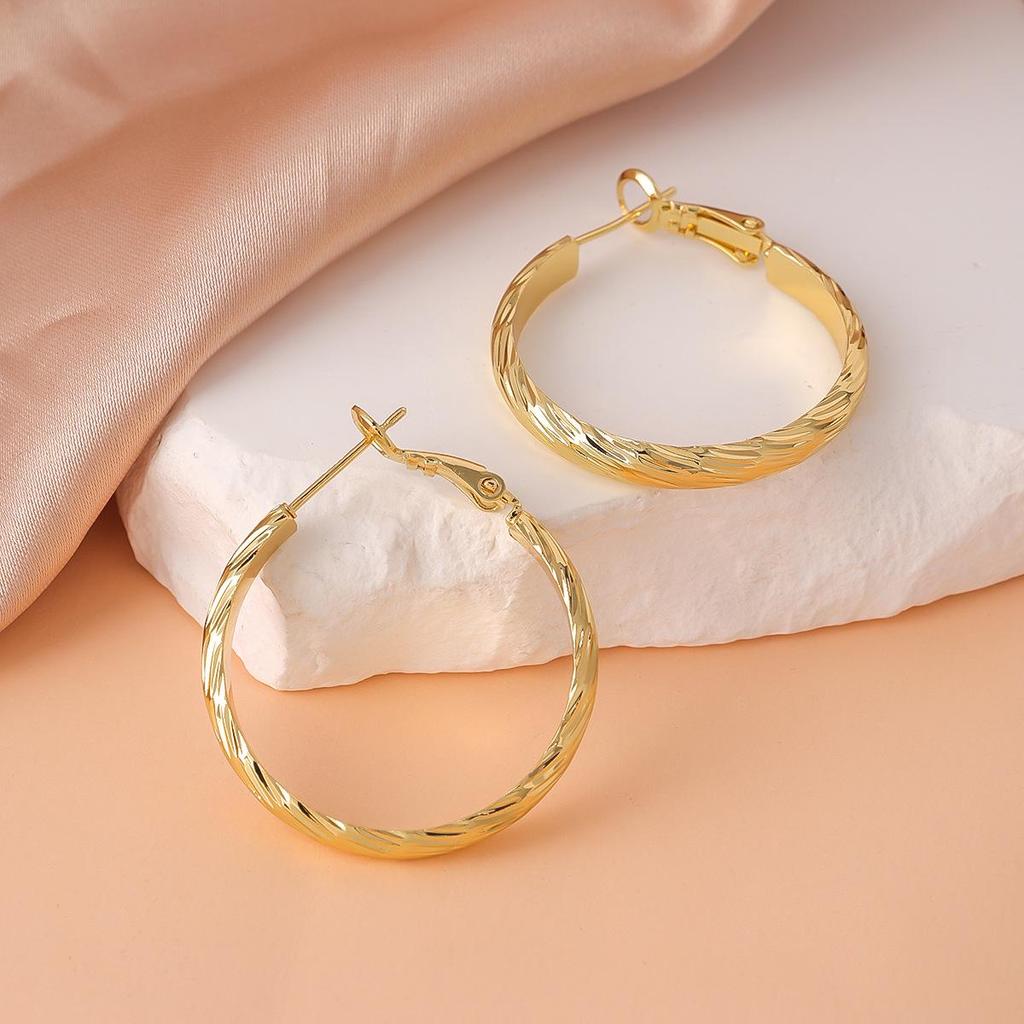 Square Hoop Earrings for Women - High-End, Trendy, Versatile, Luxury Design