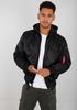 Winter Jacket Alpha Industries MA-1 ZH Back Print (128113) Black/reflective