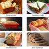 Rectangular Silicone Bread Mold Non-Stick Loaf Pan for Homemade Bread Cakes Durable Heat-Resistant Bakeware Suitable for Oven