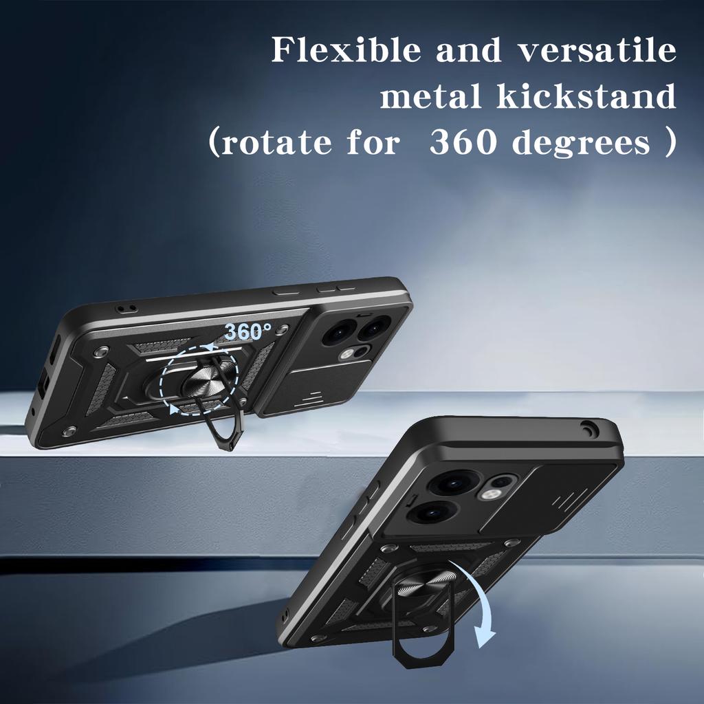 Armor Funda For OPPO Reno 13F 5G Case Slide Lens Camera Protector Phone Cover for Reno13F Reno13F 4G Shockproof Coque