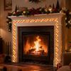 33FT LED Zuckerstangen-Lichterkette Wasserdicht für den Außenbereich Kupferdraht Zuckerstangen-Muster Lichterkette 8 Modi Weihnachtsfeier Dekorationslichter