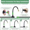 DIY Free Bending Universal Spray Kit For Greenhouse Garden Flowers Plant Watering Irrigation Patio Misting Cooling System