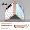 Scratch Resistant Phone Shell Faux Leather Case for IPhone-Duo, with Screen Protector & Hinge Impact Protective Protection, Rhinestone Cover,