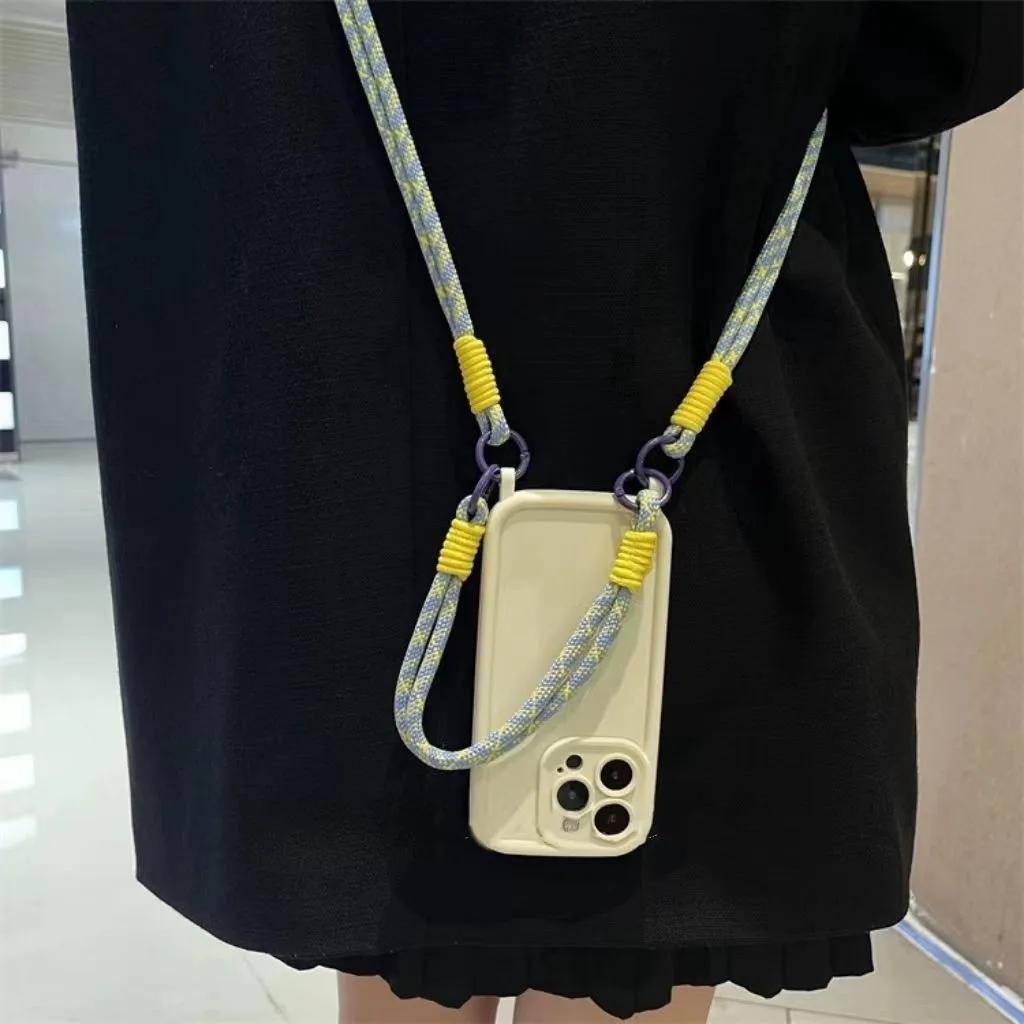 

Wrist Strap Crossbody Lanyard Necklace Silicone Case For 15 Ultra 14 14T 13 Pro Back Cover Xiaomi 13 Pro белый