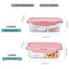 LocknLock Borosilicate Glass Food Storage Container Set