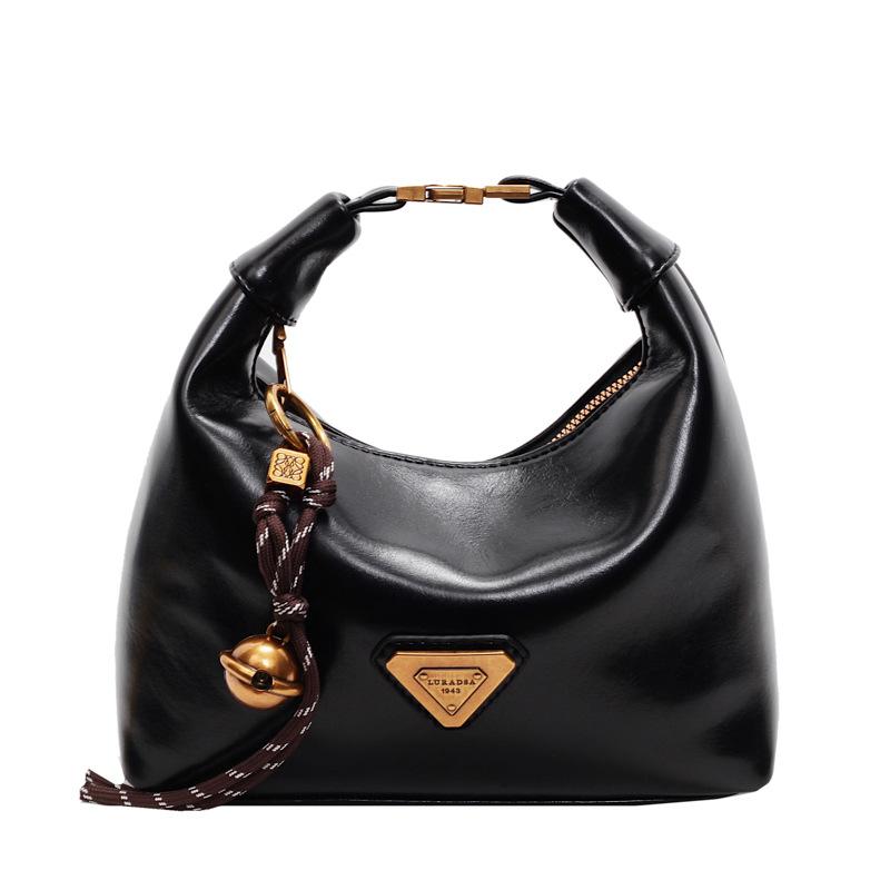 High-end niche bag women's spring retro new fashion messenger bag women's portable work dumpling bag