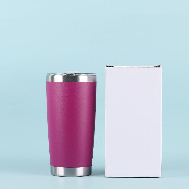 Font Back LOGO Text  Cute Thermos Bottle Tumbler 20OZ Car Mug Beer Wine Milk Water Thermal Cup Portable Sport Water Bottle Gift